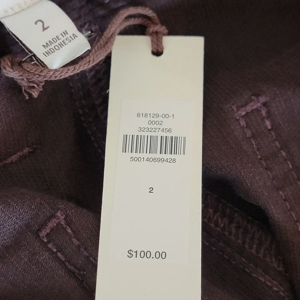 Banana‎ Republic Corduroy Belted Mini Skirt Size 2 NEW Brown MSRP $100 Casual